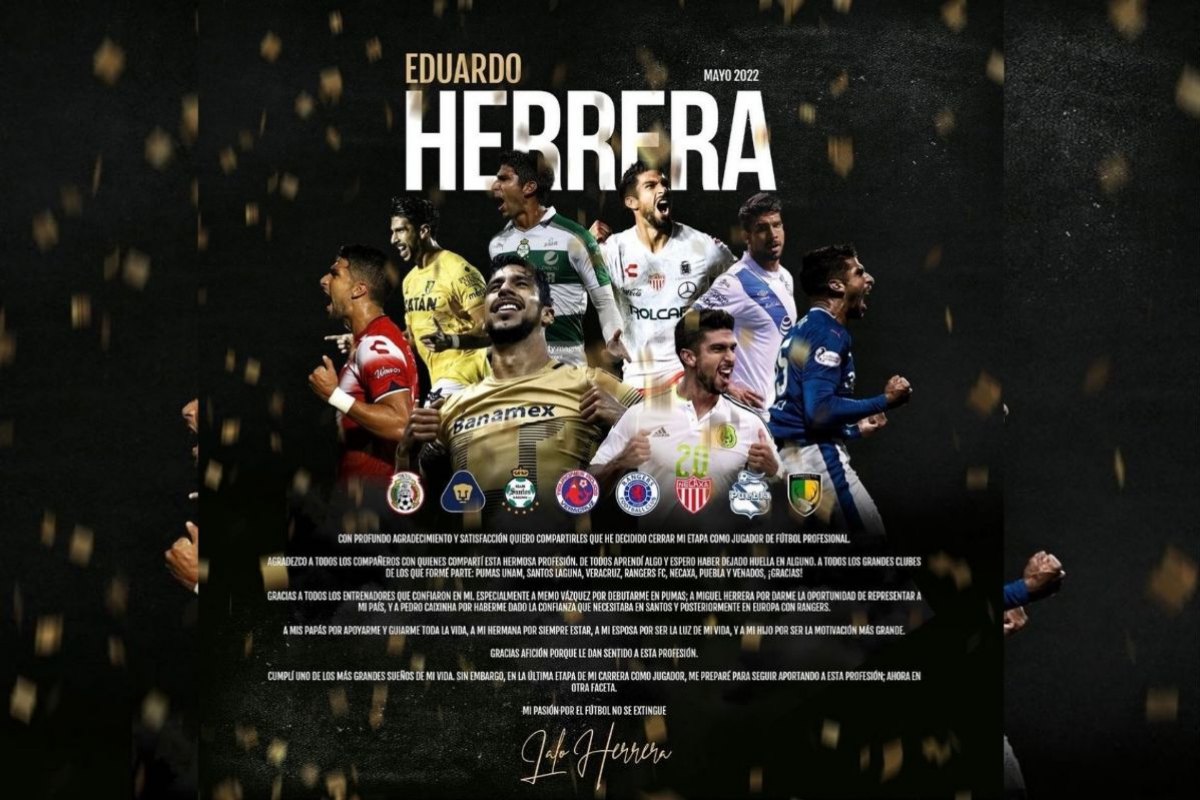 ¡Gracias Lalo Herrera por una gran carrera!