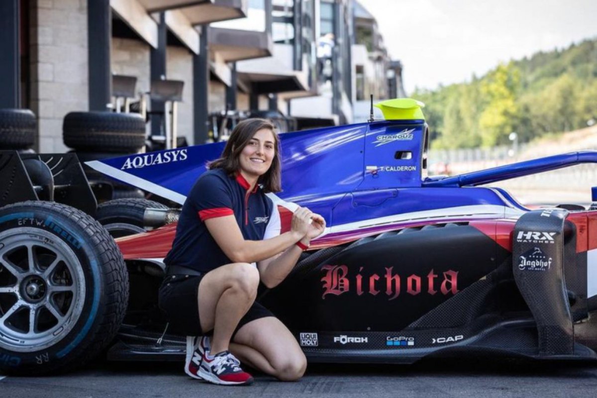 Tatiana Calderón arranca en la F2 2022